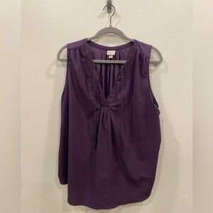Merona - Women’s purple business casual blouse - XL